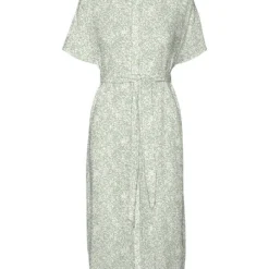 Vero Moda Jurk "Menny" Groen/crème