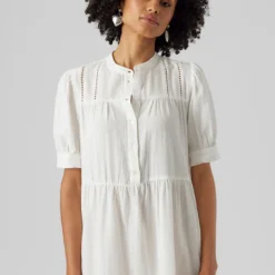 Vero Moda Jurk "Milan" Wit -Exporteren Mooie Look Winkel vero moda jurk milan wit 3