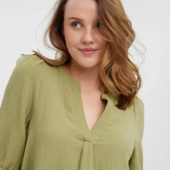 Vero Moda Jurk "Natali" Groen -Exporteren Mooie Look Winkel vero moda jurk natali groen 3