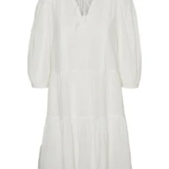 Vero Moda Jurk "Pretty" Wit -Exporteren Mooie Look Winkel vero moda jurk pretty wit 2