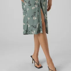 Vero Moda Jurk "Vica" Groen -Exporteren Mooie Look Winkel vero moda jurk vica groen 4