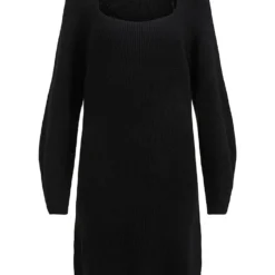 Vila Gebreide Jurk "Viril" Zwart