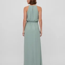 Vila Jurk "Milina" Turquoise -Exporteren Mooie Look Winkel vila jurk milina turquoise 3