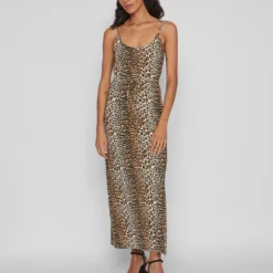 Vila Jurk "Mooney" Beige -Exporteren Mooie Look Winkel vila jurk mooney beige 2