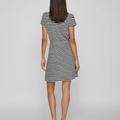 Vila Jurk "Mooney" Zwart -Exporteren Mooie Look Winkel vila jurk mooney zwart 3