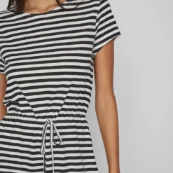 Vila Jurk "Mooney" Zwart -Exporteren Mooie Look Winkel vila jurk mooney zwart 4