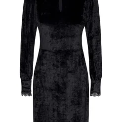 Fluwelen Jurk "Velvet Dream" Zwart -Exporteren Mooie Look Winkel vive maria fluwelen jurk velvet dream zwart 3