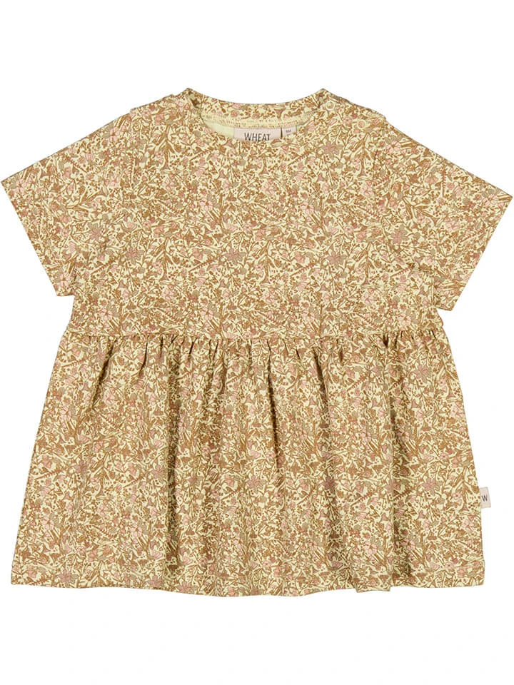 Wheat Jurk "Anna" Lichtbruin/geel