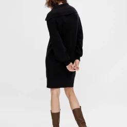 Y.A.S Jurk "Dalma" Zwart -Exporteren Mooie Look Winkel y a s jurk dalma zwart 2