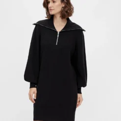 Y.A.S Jurk "Dalma" Zwart -Exporteren Mooie Look Winkel y a s jurk dalma zwart 3