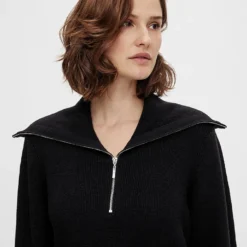 Y.A.S Jurk "Dalma" Zwart -Exporteren Mooie Look Winkel y a s jurk dalma zwart 4