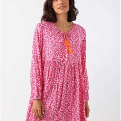 Jurk "Melody" Roze -Exporteren Mooie Look Winkel zwillingsherz jurk melody roze 2