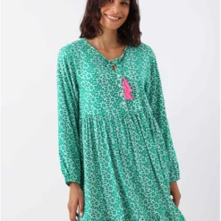 Jurk "Melody" Turquoise -Exporteren Mooie Look Winkel zwillingsherz jurk melody turquoise 2